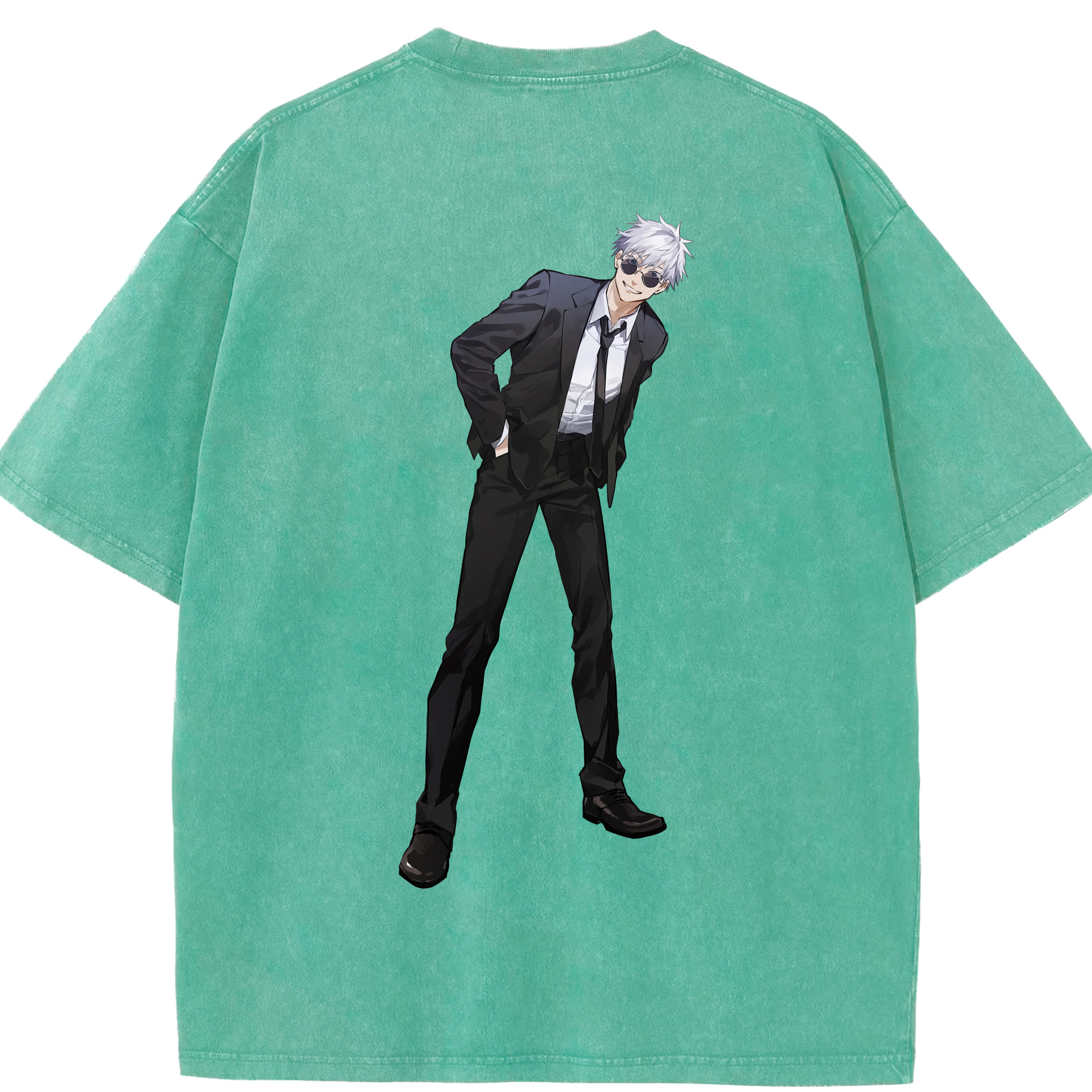 （画像用） 呪術廻戦 Jujutsu Kaisen 綿100% ヴィンテージ風 半袖Tシャツ（背面プリント）